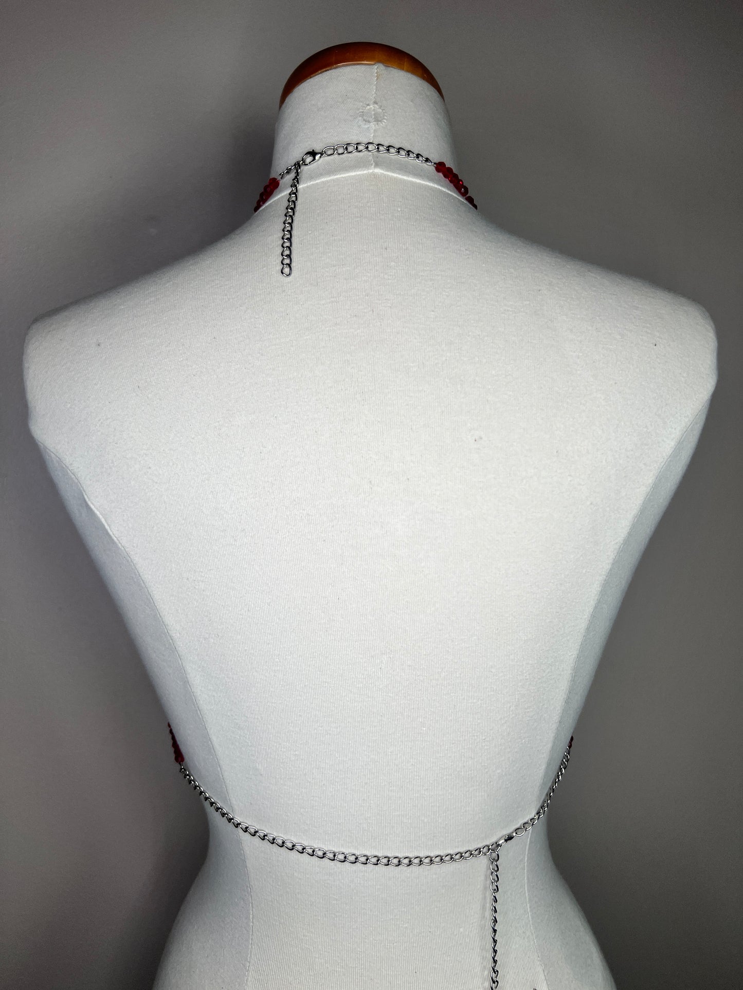 Beaded top - Red Palette
